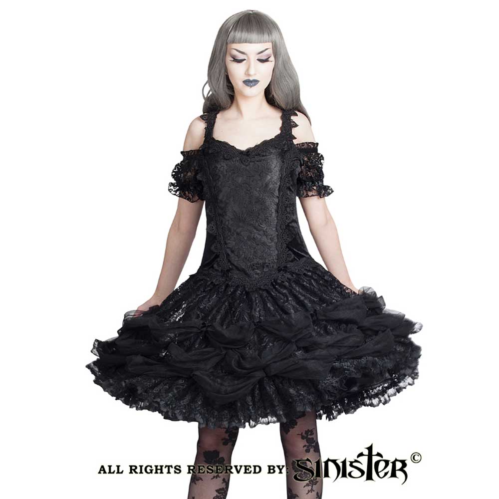 Sinister - 974 Robe courte - Noir